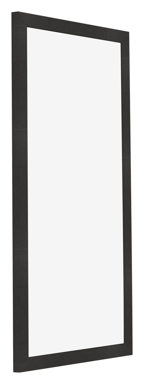 Bilderrahmen 40x80cm Schwarz Matt MDF Bologna Vorne Schrag | Yourdecoration.de