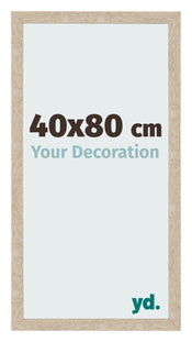 Bilderrahmen 40x80cm Sonoma Eiche MDF Bologna Vorne Messe | Yourdecoration.de