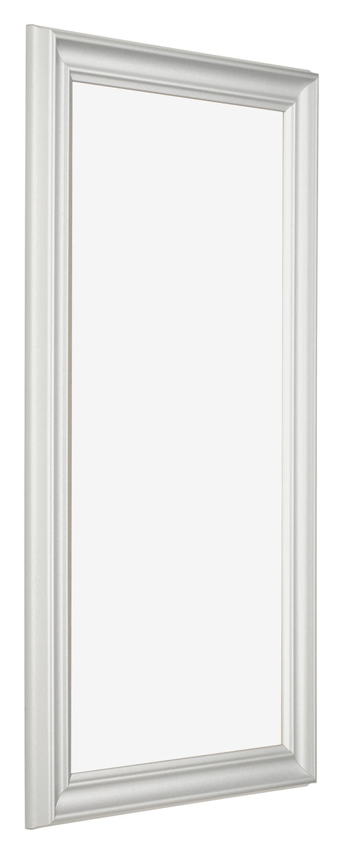 Bilderrahmen 40x80cm Weiss Gewischt MDF Lazio Vorne Schrag | Yourdecoration.de