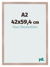 Bilderrahmen 42x59 4 cm A2 Altrosa MDF Bologna Vorne Messe | Yourdecoration.de
