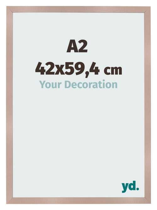 Bilderrahmen 42x59 4 cm A2 Altrosa MDF Bologna Vorne Messe | Yourdecoration.de