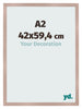Bilderrahmen 42x59 4 cm A2 Altrosa MDF Bologna Vorne Messe | Yourdecoration.de