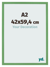 Bilderrahmen 42x59 4 cm A2 Grun MDF Bologna Vorne Messe | Yourdecoration.de