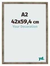 Bilderrahmen 42x59 4 cm A2 Metall Vintage MDF Bologna Vorne Messe | Yourdecoration.de