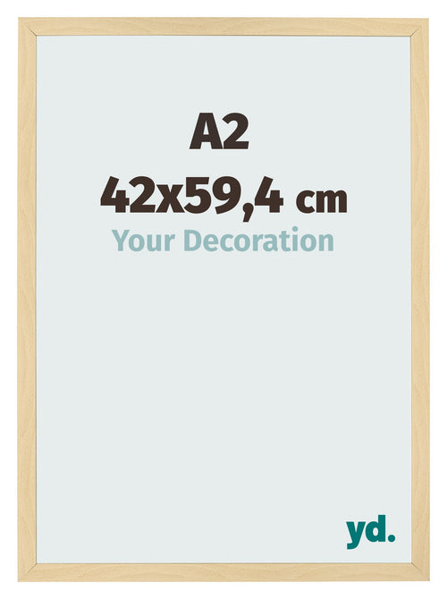Bilderrahmen 42x59 4cm A2 Buche Dekor MDF Bologna Vorne Messe | Yourdecoration.de