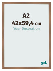 Bilderrahmen 42x59 4cm A2 Kupfer Dekor MDF Bologna Vorne Messe | Yourdecoration.de