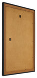 Bilderrahmen 42x59 4cm A2 Schwarz Gemasert MDF Lazio Ruckseite Schrag | Yourdecoration.de
