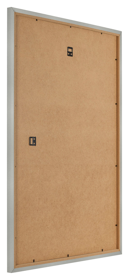 Bilderrahmen 42x59 4cm A2 Silber Matt MDF Bologna Ruckseite Schrag | Yourdecoration.de