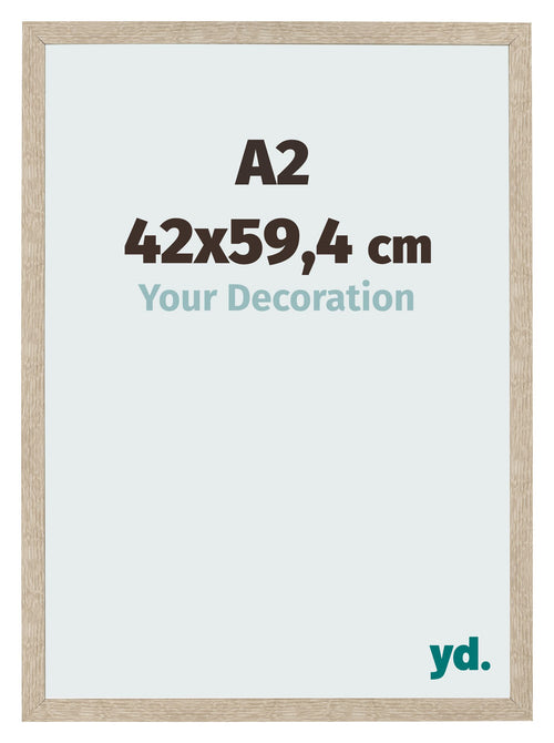 Bilderrahmen 42x59 4cm A2 Sonoma Eiche MDF Bologna Vorne Messe | Yourdecoration.de