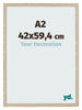 Bilderrahmen 42x59 4cm A2 Sonoma Eiche MDF Bologna Vorne Messe | Yourdecoration.de