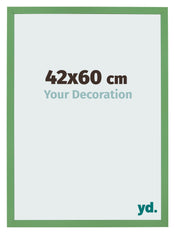 Bilderrahmen 42x60 cm Grun MDF Bologna Vorne Messe | Yourdecoration.de