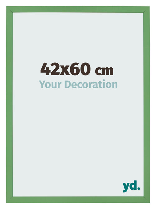 Bilderrahmen 42x60 cm Grun MDF Bologna Vorne Messe | Yourdecoration.de