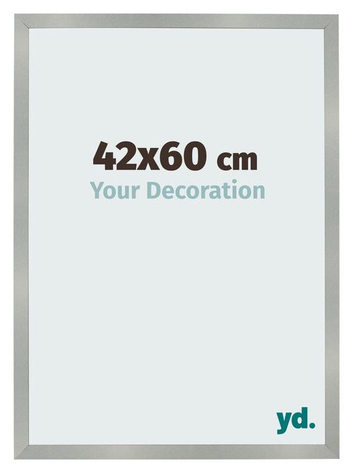 Bilderrahmen 42x60cm Aluminium Gebürstet MDF Bologna Vorne Messe | Yourdecoration.de