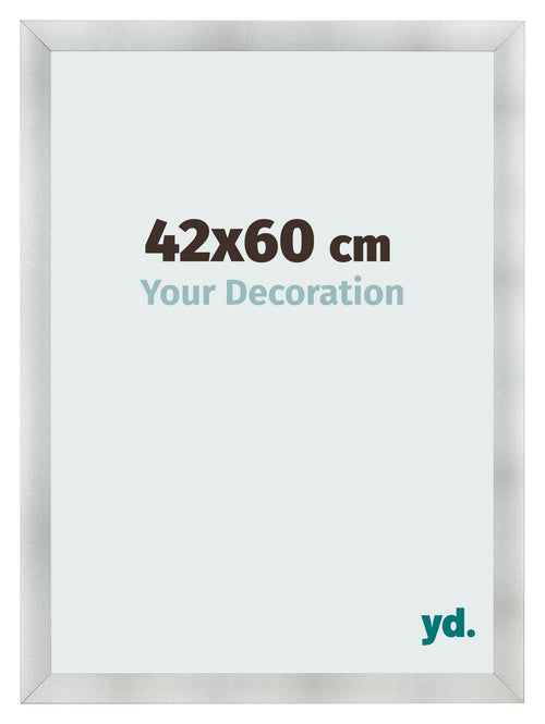 Bilderrahmen 42x60cm Aluminium Gebürstet MDF Pisa Vorne Messe | Yourdecoration.de