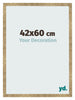 Bilderrahmen 42x60cm Gold Antik MDF Bologna Vorne Messe | Yourdecoration.de