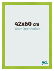 Bilderrahmen 42x60cm Grün MDF Pisa Vorne Messe | Yourdecoration.de