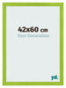 Bilderrahmen 42x60cm Grün MDF Pisa Vorne Messe | Yourdecoration.de