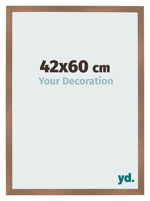 Bilderrahmen 42x60cm Kupfer Dekor MDF Bologna Vorne Messe | Yourdecoration.de