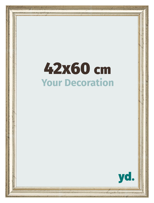 Bilderrahmen 42x60cm Metallglanz MDF Lazio Vorne Messe | Yourdecoration.de