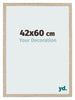 Bilderrahmen 42x60cm Sonoma Eiche MDF Bologna Vorne Messe | Yourdecoration.de