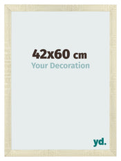 Bilderrahmen 42x60cm Sonoma Eiche MDF Pisa Vorne Messe | Yourdecoration.de