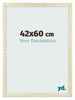Bilderrahmen 42x60cm Sonoma Eiche MDF Pisa Vorne Messe | Yourdecoration.de