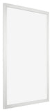 Bilderrahmen 42x60cm Weiss Hochglanz MDF Bologna Vorne Schrag | Yourdecoration.de