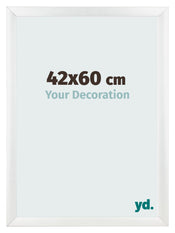Bilderrahmen 42x60cm Weiß Vintage MDF Pisa Vorne Messe | Yourdecoration.de