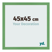 Bilderrahmen 45x45 cm Grun MDF Bologna Vorne Messe | Yourdecoration.de