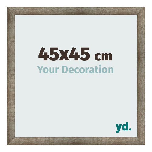 Bilderrahmen 45x45 cm Metall Vintage MDF Bologna Vorne Messe | Yourdecoration.de