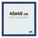 Bilderrahmen 45x45cm Dunkelblau Gewischt MDF Bologna Vorne Messe | Yourdecoration.de