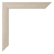 Bilderrahmen 45x45cm Eiche Rustikal MDF Pisa Detail Ecke | Yourdecoration.de