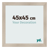 Bilderrahmen 45x45cm Eiche Rustikal MDF Pisa Vorne Messe | Yourdecoration.de
