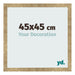 Bilderrahmen 45x45cm Gold Antik MDF Bologna Vorne Messe | Yourdecoration.de