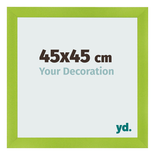 Bilderrahmen 45x45cm Grün MDF Pisa Vorne Messe | Yourdecoration.de