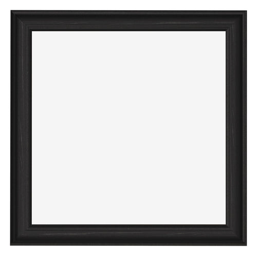 Bilderrahmen 45x45cm Schwarz Gemasert MDF Lazio Vorne | Yourdecoration.de