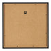 Bilderrahmen 45x45cm Schwarz Hochglanz MDF Bologna Ruckseite | Yourdecoration.de