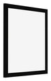 Bilderrahmen 45x45cm Schwarz Hochglanz MDF Bologna Vorne Schrag | Yourdecoration.de