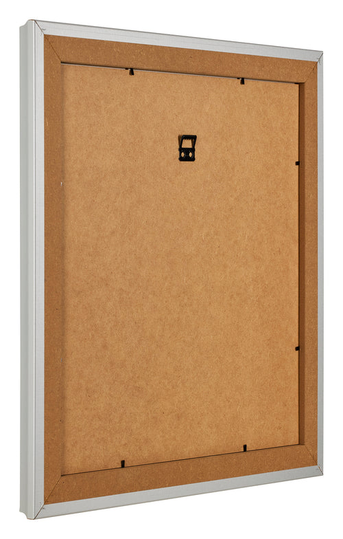 Bilderrahmen 45x45cm Silber Matt MDF Lazio Ruckseite Schrag | Yourdecoration.de