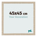 Bilderrahmen 45x45cm Sonoma Eiche MDF Bologna Vorne Messe | Yourdecoration.de