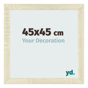 Bilderrahmen 45x45cm Sonoma Eiche MDF Pisa Vorne Messe | Yourdecoration.de