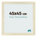 Bilderrahmen 45x45cm Sonoma Eiche MDF Pisa Vorne Messe | Yourdecoration.de