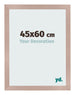 Bilderrahmen 45x60 cm Altrosa MDF Bologna Vorne Messe | Yourdecoration.de