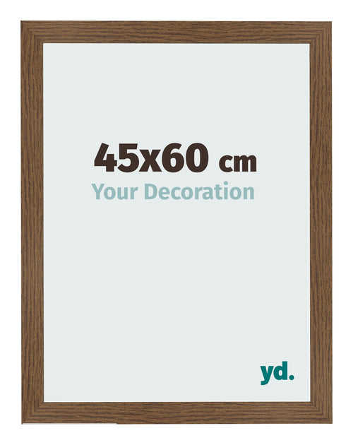 Bilderrahmen 45x60 cm Eiche Rustikal MDF Bologna Vorne Messe | Yourdecoration.de