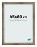 Bilderrahmen 45x60 cm Metall Vintage MDF Bologna Vorne Messe | Yourdecoration.de