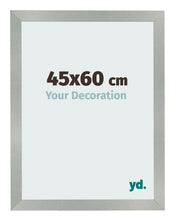 Bilderrahmen 45x60cm Aluminium Gebürstet MDF Bologna Vorne Messe | Yourdecoration.de