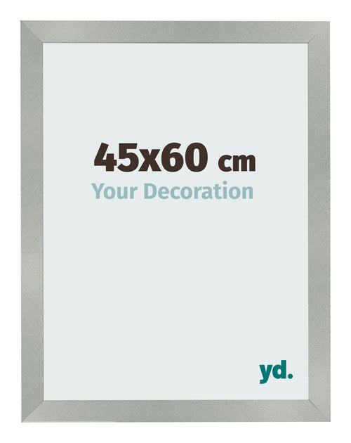 Bilderrahmen 45x60cm Aluminium Gebürstet MDF Bologna Vorne Messe | Yourdecoration.de