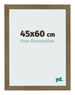 Bilderrahmen 45x60cm Bronze Dekor MDF Bologna Vorne Messe | Yourdecoration.de