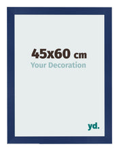 Bilderrahmen 45x60cm Dunkelblau Gewischt MDF Bologna Vorne Messe | Yourdecoration.de