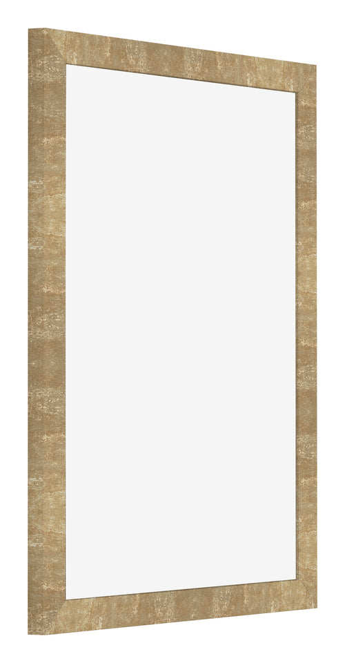 Bilderrahmen 45x60cm Gold Antik MDF Bologna Vorne Schrag | Yourdecoration.de